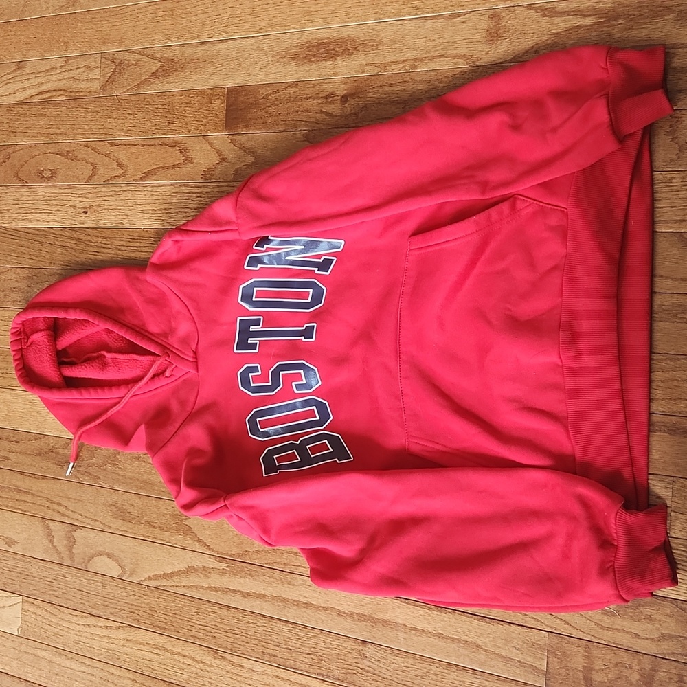 Red hoodie